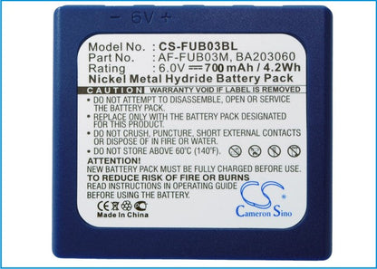 Replacement Battery for Abitron  TGA – Crane Remote Control – 700mAh / 4.20Wh / 6.0V