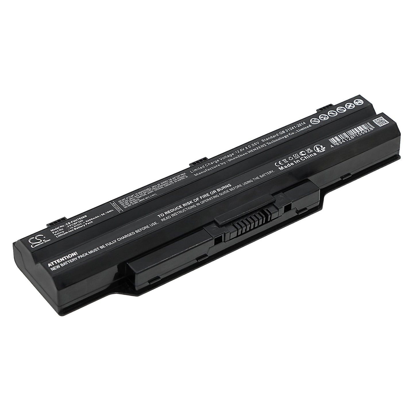 Replacement Battery for Fujitsu  LifeBook SH782 – Notebook, Laptop – 5200mAh / 56.16Wh / 10.8V