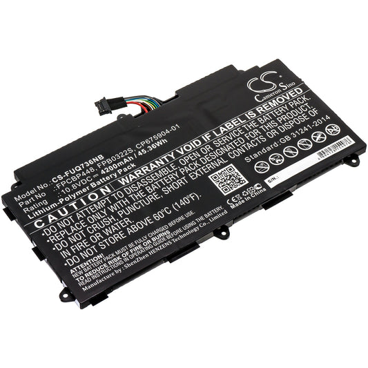 Replacement Battery for Fujitsu  Stylistic Q736 – Notebook, Laptop – 4200mAh / 45.36Wh / 10.8V