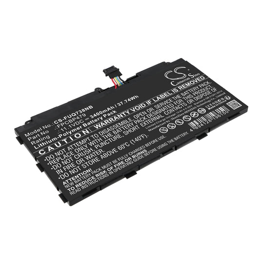 Replacement Battery for Fujitsu  Stylistic Q616 – Notebook, Laptop – 3400mAh / 37.74Wh / 11.1V