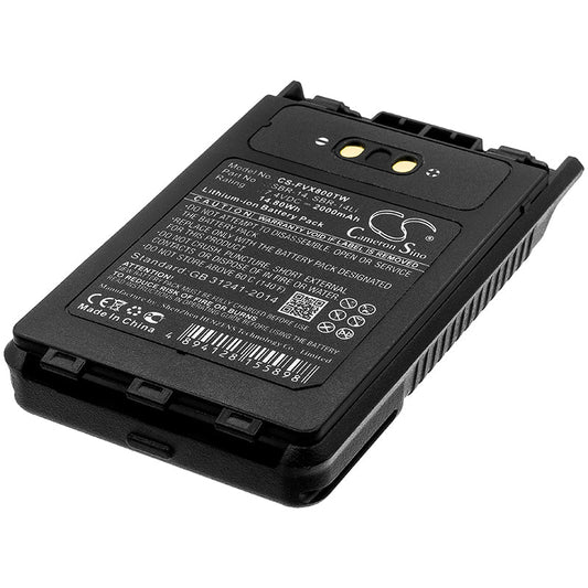 Replacement Battery for YAESU  FT-1DR – Two-Way Radio – 2000mAh / 14.80Wh / 7.4V
