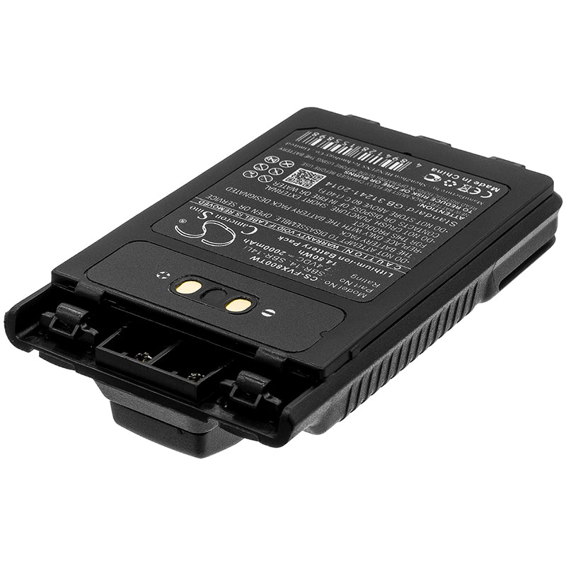Replacement Battery for YAESU  FT-1DR – Two-Way Radio – 2000mAh / 14.80Wh / 7.4V