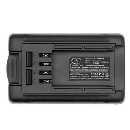 Replacement Battery for Flymo 9678648-01 – 2500mAh / 50.00Wh