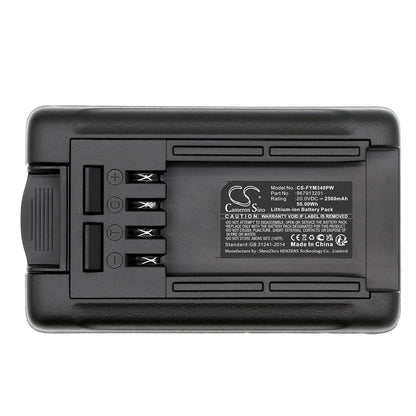 Replacement Battery for Flymo  9678648-01 – Lawn Mowers – 2500mAh / 50.00Wh / 20.0V