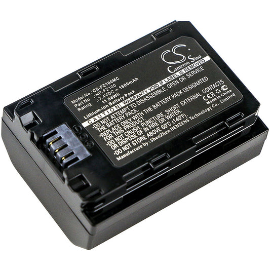 Replacement Battery for Sony  A7 Mark 3 – Camera – 1600mAh / 11.84Wh / 7.4V