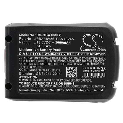 Replacement Battery for Gardena  14600-20 – Gardening Tools – 3000mAh / 54.00Wh / 18.0V