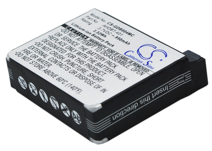 Replacement Battery for GoPro  Hero 4 – Camera – 950mAh / 3.52Wh / 3.7V