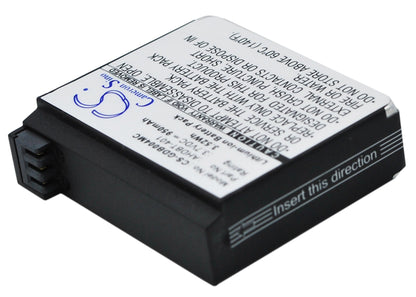 Replacement Battery for GoPro  Hero 4 – Camera – 950mAh / 3.52Wh / 3.7V