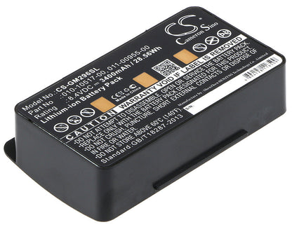 Replacement Battery for Garmin  010-00543-00 – GPS, Navigator – 3400mAh / 28.56Wh / 8.4V