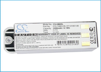 Replacement Battery for Garmin  Zumo 400 – GPS, Navigator – 2200mAh / 8.14Wh / 3.7V