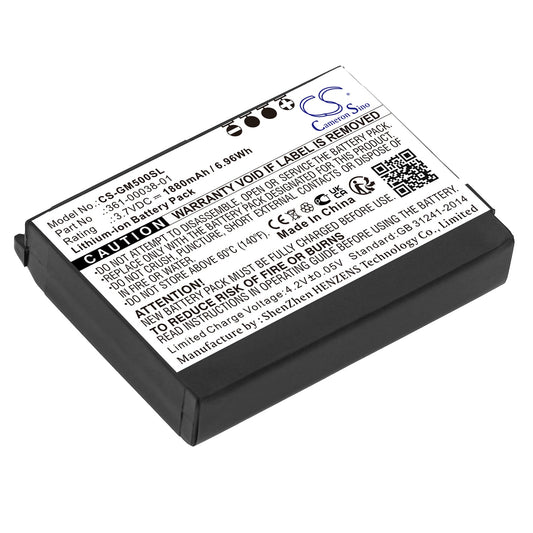 Replacement Battery for Garmin  Aera 500 – GPS, Navigator – 1880mAh / 6.96Wh / 3.7V
