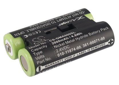 Replacement Battery for Garmin  010-01550-00 – GPS, Navigator – 2000mAh / 4.8Wh / 2.4V