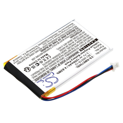 Replacement Battery for Garmin  Edge 605 – GPS, Navigator – 1250mAh / 4.63Wh / 3.7V