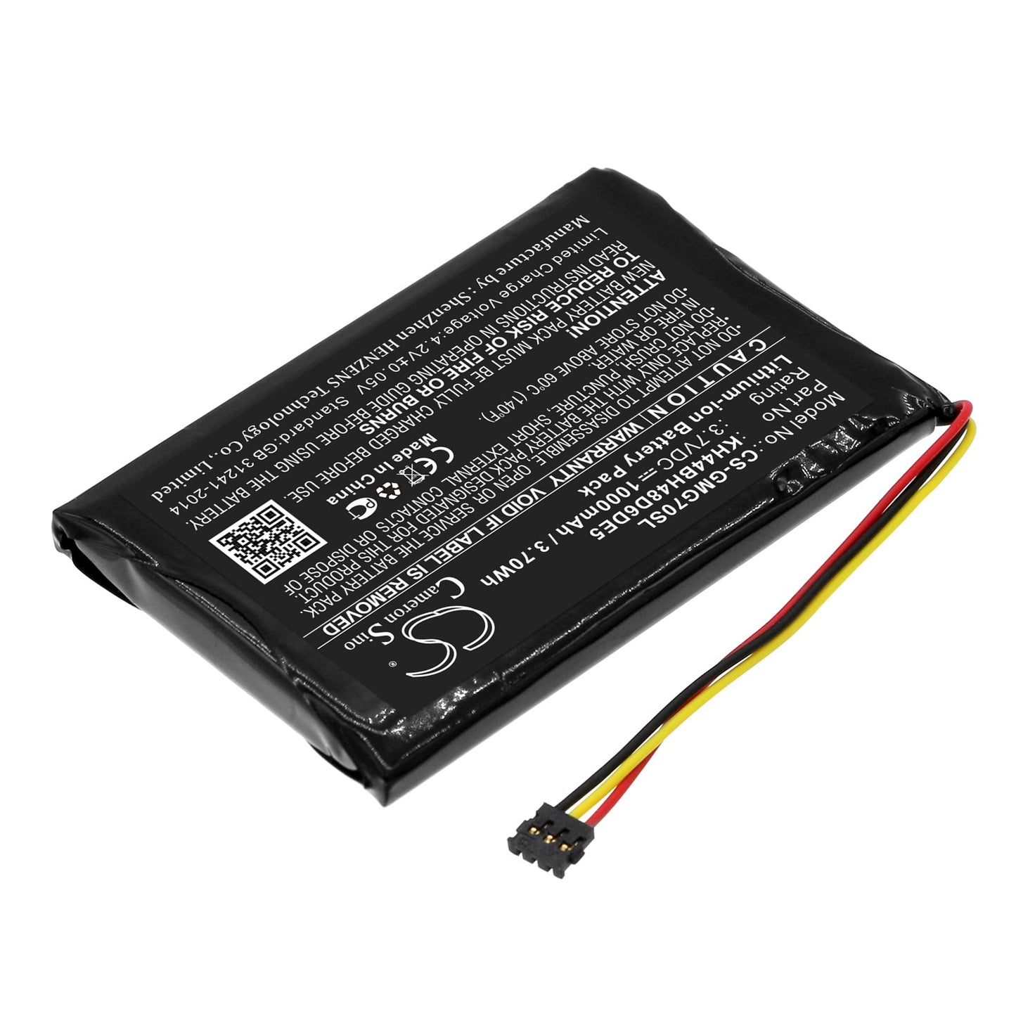 Replacement Battery for Garmin  Approach G7 – GPS, Navigator – 1000mAh / 3.70Wh / 3.7V