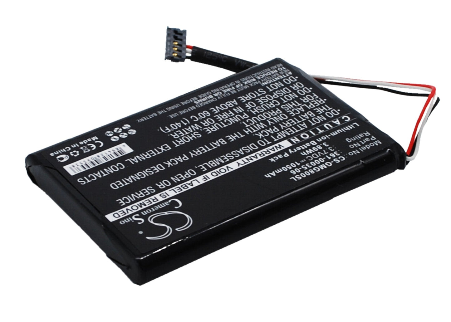 Replacement Battery for Garmin  Approach G8 – GPS, Navigator – 1050mAh / 3.89Wh / 3.7V