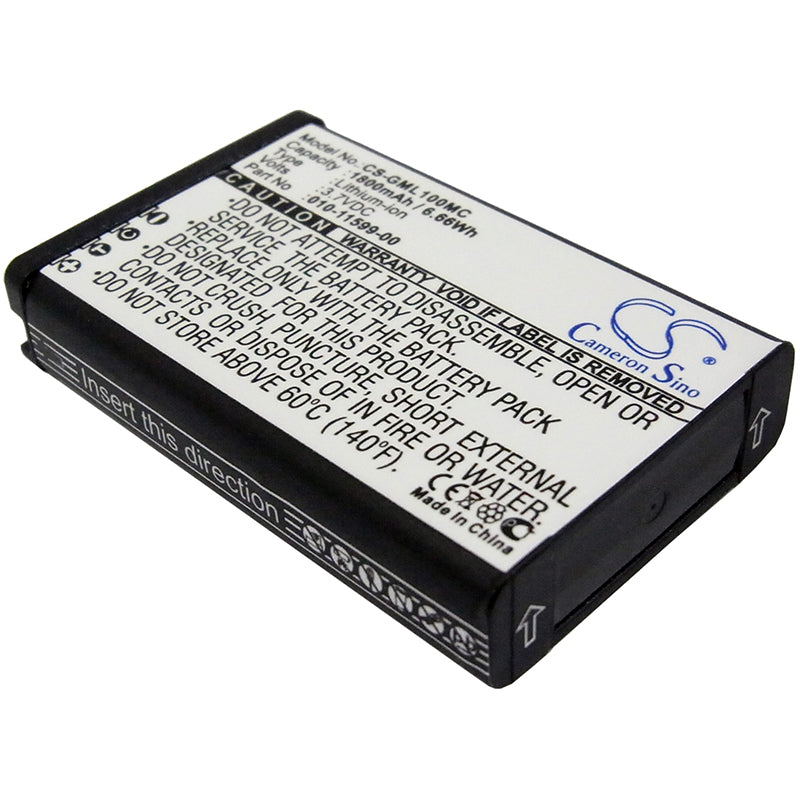 Replacement Battery for Garmin  E1GR – Camera – 1800mAh / 6.66Wh / 3.7V