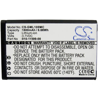 Replacement Battery for Garmin  E1GR – Camera – 1800mAh / 6.66Wh / 3.7V