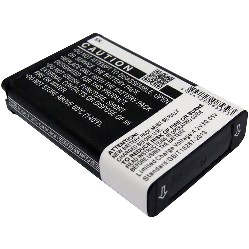 Replacement Battery for Garmin  E1GR – Camera – 2200mAh / 8.14Wh / 3.7V