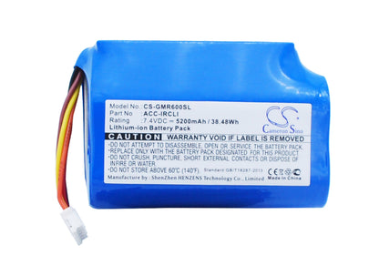 Replacement Battery for Grace Mondo  GDI-IRC6000 – DAB Digital – 5200mAh / 38.48Wh / 7.4V