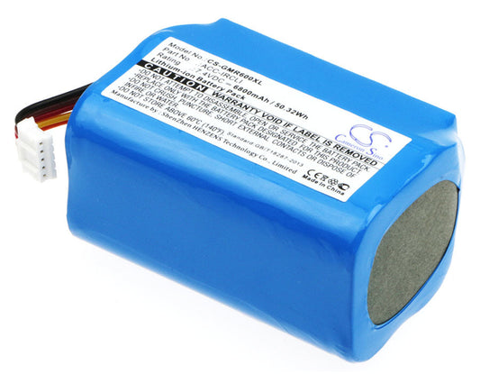 Replacement Battery for Grace Mondo  GDI-IRC6000 – DAB Digital – 6800mAh / 50.32Wh / 7.4V