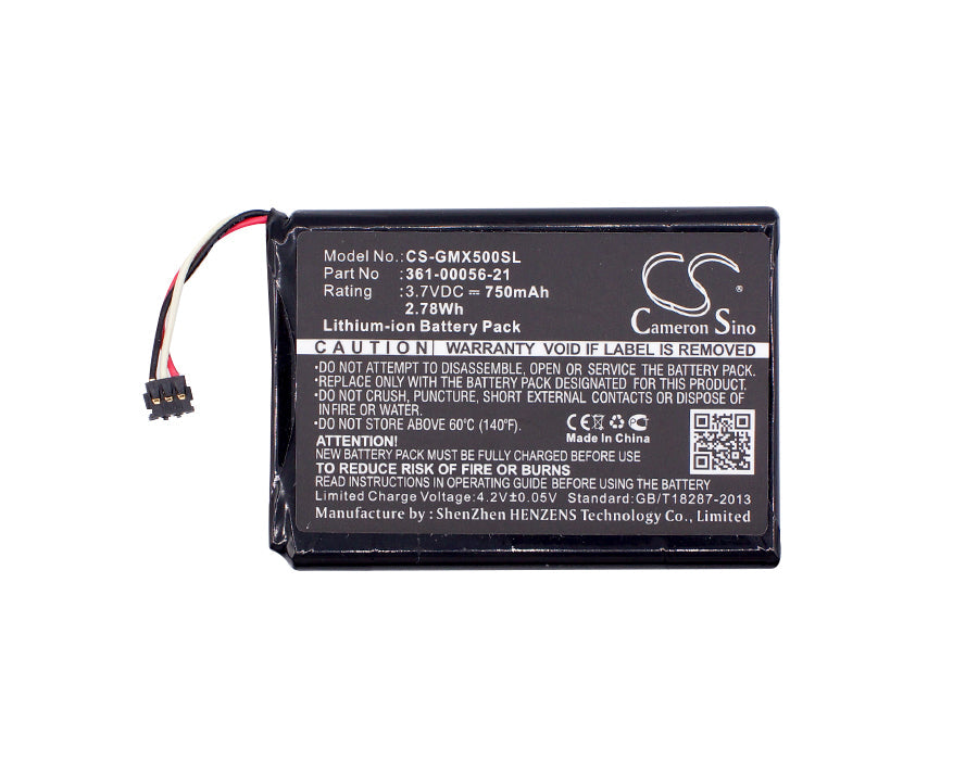 Replacement Battery for Garmin  010-01531-00 – GPS, Navigator – 750mAh / 2.78Wh / 3.7V