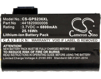 Replacement Battery for Nautiz  X7 – Barcode Scanner – 6800mAh / 25.16Wh / 3.7V