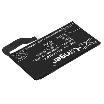 Replacement Battery for Google  GQML3 – Mobile, SmartPhone – 4250mAh / 16.41Wh / 3.86V