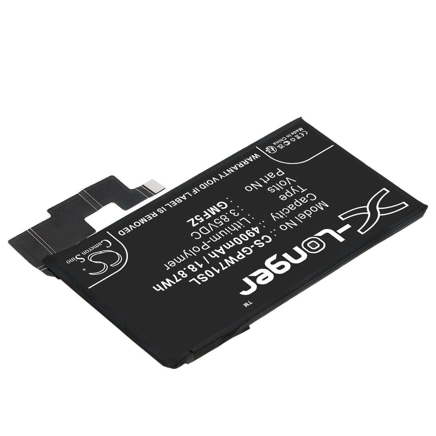 Replacement Battery for Google  Pixel 7 Pro – Mobile, SmartPhone – 4900mAh / 18.87Wh / 3.85V