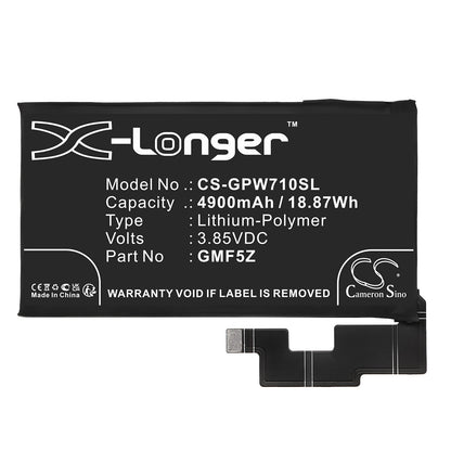 Replacement Battery for Google  Pixel 7 Pro – Mobile, SmartPhone – 4900mAh / 18.87Wh / 3.85V