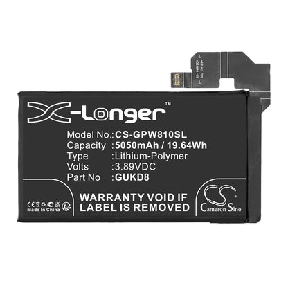 Replacement Battery for Google  GC3VE – Mobile, SmartPhone – 5050mAh / 19.64Wh / 3.89V