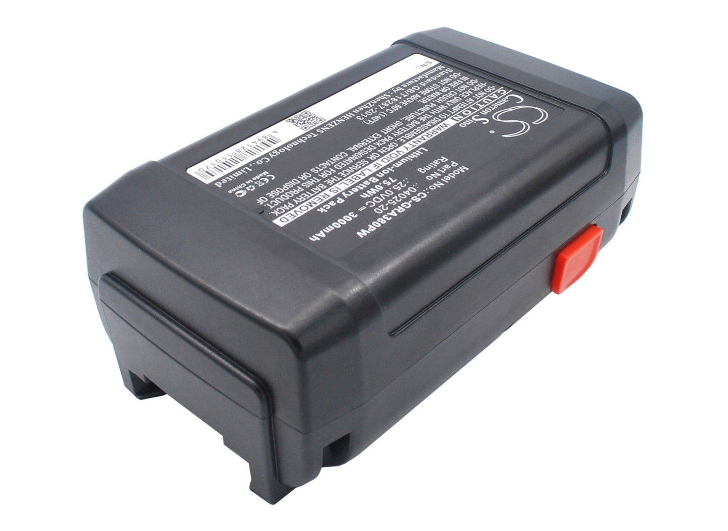 Replacement Battery for Gardena  648872 – Lawn Mowers – 3000mAh / 75.00Wh / 25.0V