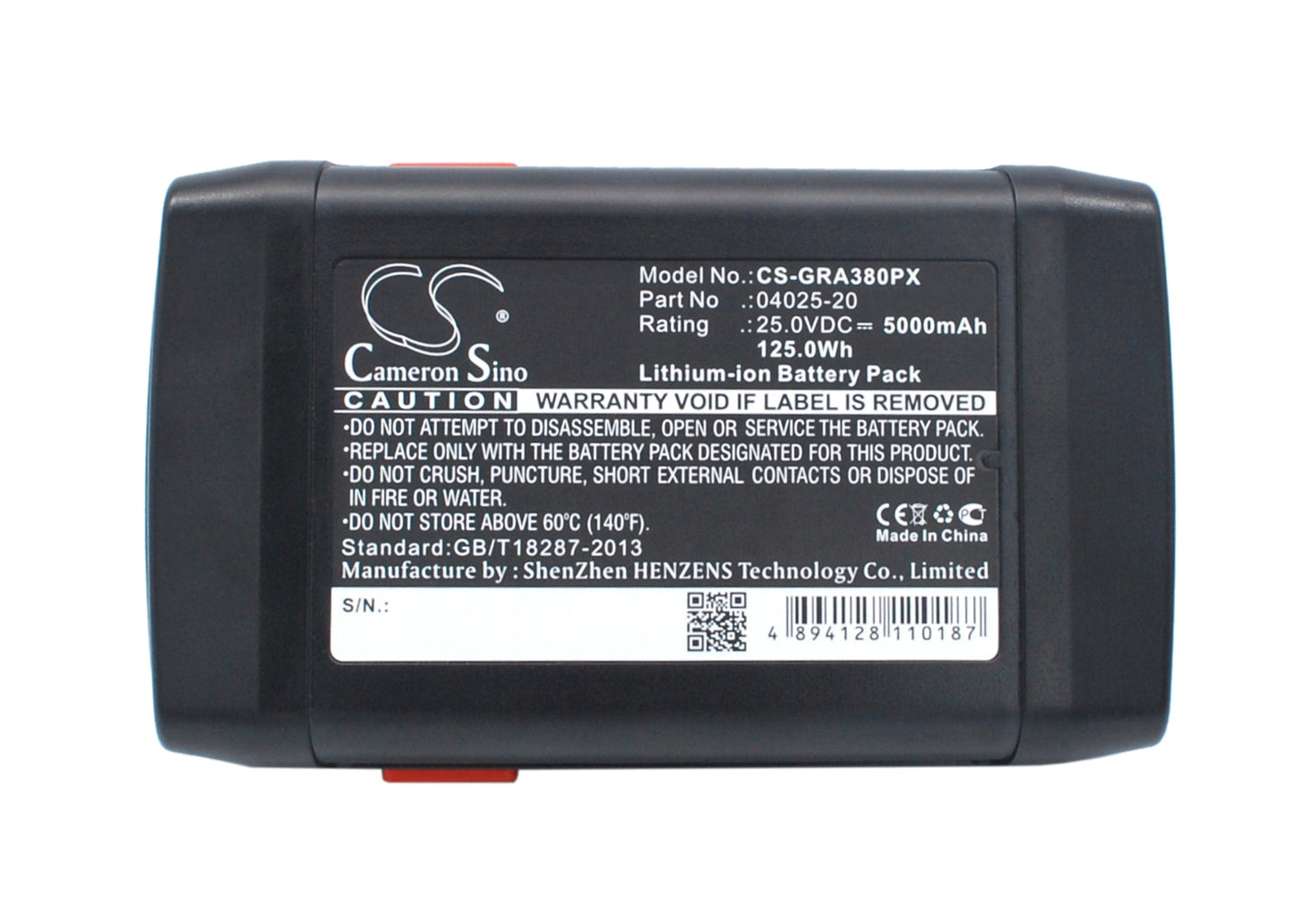 Replacement Battery for Gardena 648872 – 5000mAh / 125.00Wh