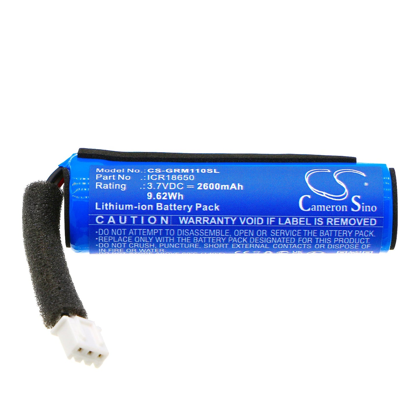 Replacement Battery for Groove onn  AAAGRY100006889 – Speaker – 2600mAh / 9.62Wh / 3.7V