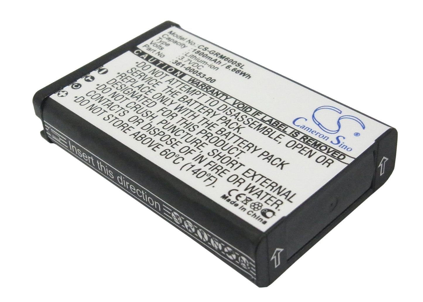Replacement Battery for Garmin  Alpha 200 – GPS, Navigator – 1800mAh / 6.66Wh / 3.7V