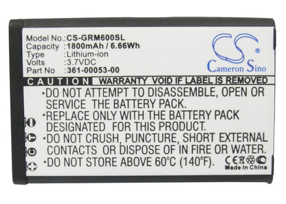 Replacement Battery for Garmin  Alpha 200 – GPS, Navigator – 1800mAh / 6.66Wh / 3.7V