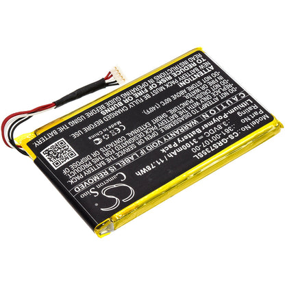 Replacement Battery for Garmin  010-01735-10 – GPS, Navigator – 3100mAh / 11.78Wh / 3.8V