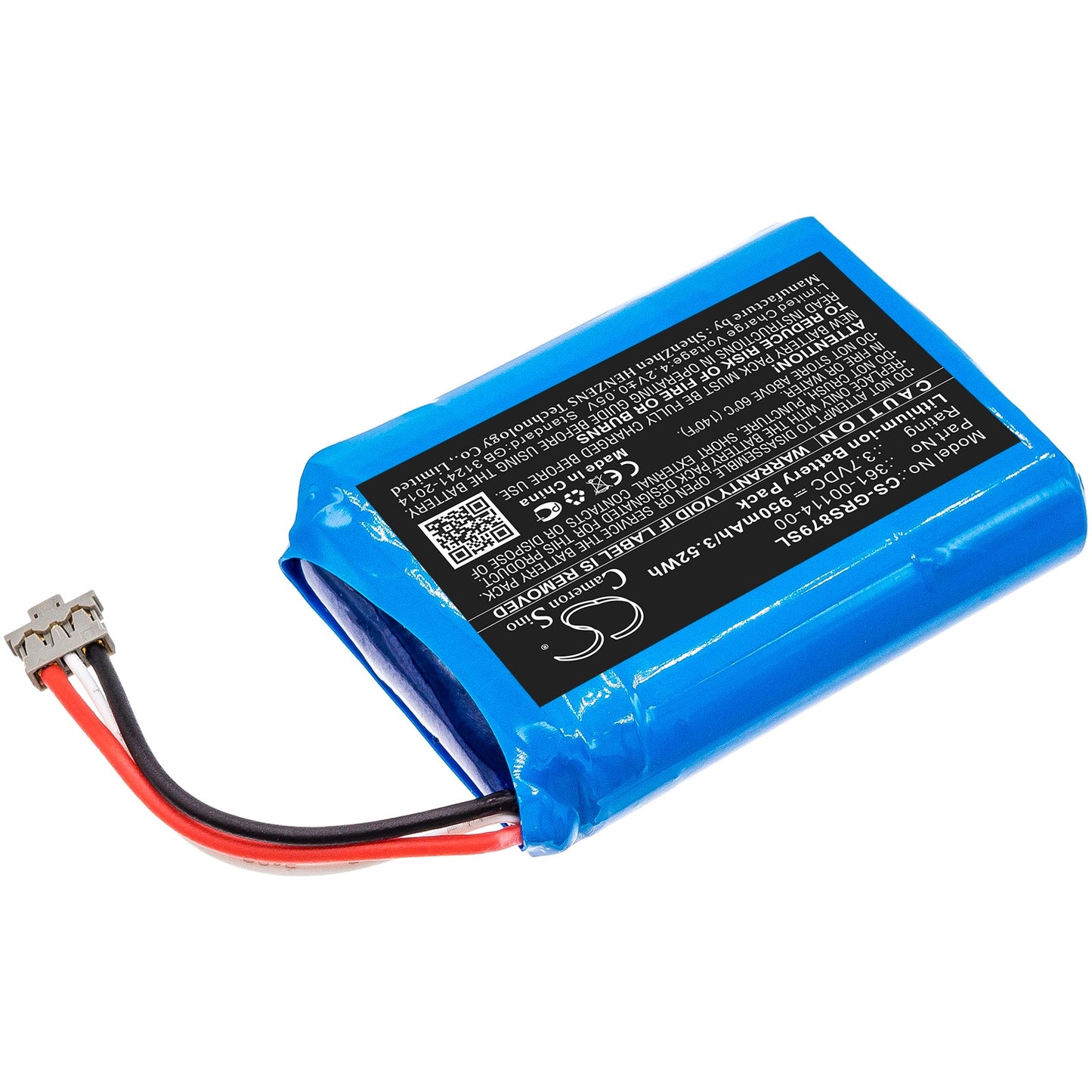 Replacement Battery for Garmin  010-01879-00 – GPS, Navigator – 950mAh / 3.52Wh / 3.7V