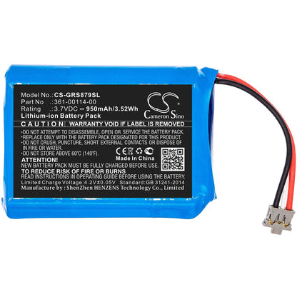 Replacement Battery for Garmin  010-01879-00 – GPS, Navigator – 950mAh / 3.52Wh / 3.7V