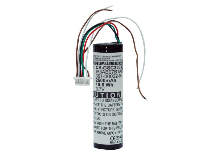 Replacement Battery for Garmin  StreetPilot C320 – GPS, Navigator – 2600mAh / 9.62Wh / 3.7V