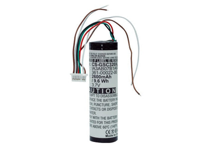 Replacement Battery for Garmin  StreetPilot C320 – GPS, Navigator – 2600mAh / 9.62Wh / 3.7V