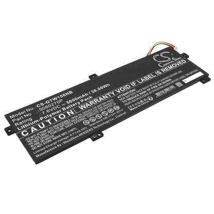 Replacement Battery for Gateway  GWTN156-11BK – Notebook, Laptop – 5000mAh / 38.00Wh / 7.6V