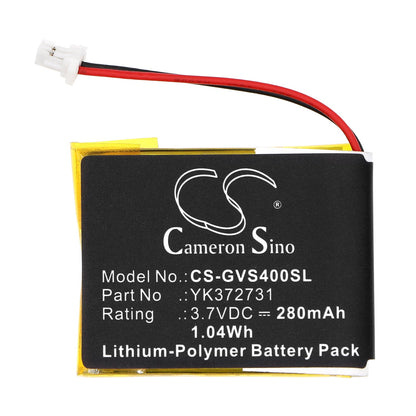 Replacement Battery for Golf Buddy  DSC-GB750 – GPS, Navigator – 280mAh / 1.04Wh / 3.7V