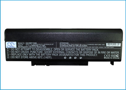 Replacement Battery for Gateway  M1400 – Notebook, Laptop – 6600mAh / 11.1V