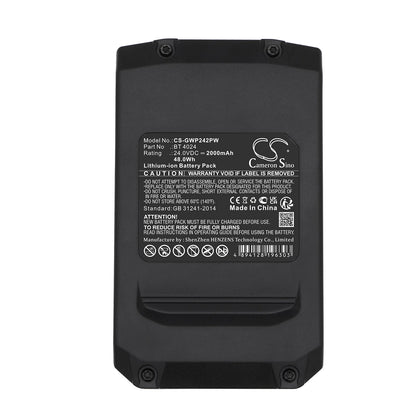 Replacement Battery for Alpina  BLA 24 Li – Power Tools – 2000mAh / 48.0Wh / 24.0V