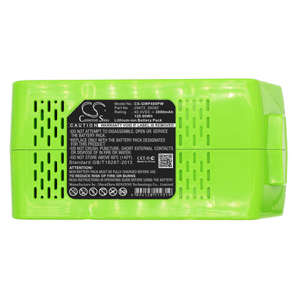 Replacement Battery for Powerworks  40V-System – Power Tools – 3000mAh / 120.00Wh / 40.00V