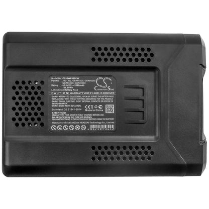 Replacement Battery for GreenWorks 0V 145MPH - 580CFM Cordless Ba 2502202 Pro 21-Inch 80V Push C, 2600402 Pro 80V 20-Inch Cordle, – 2000mAh / 160.00Wh