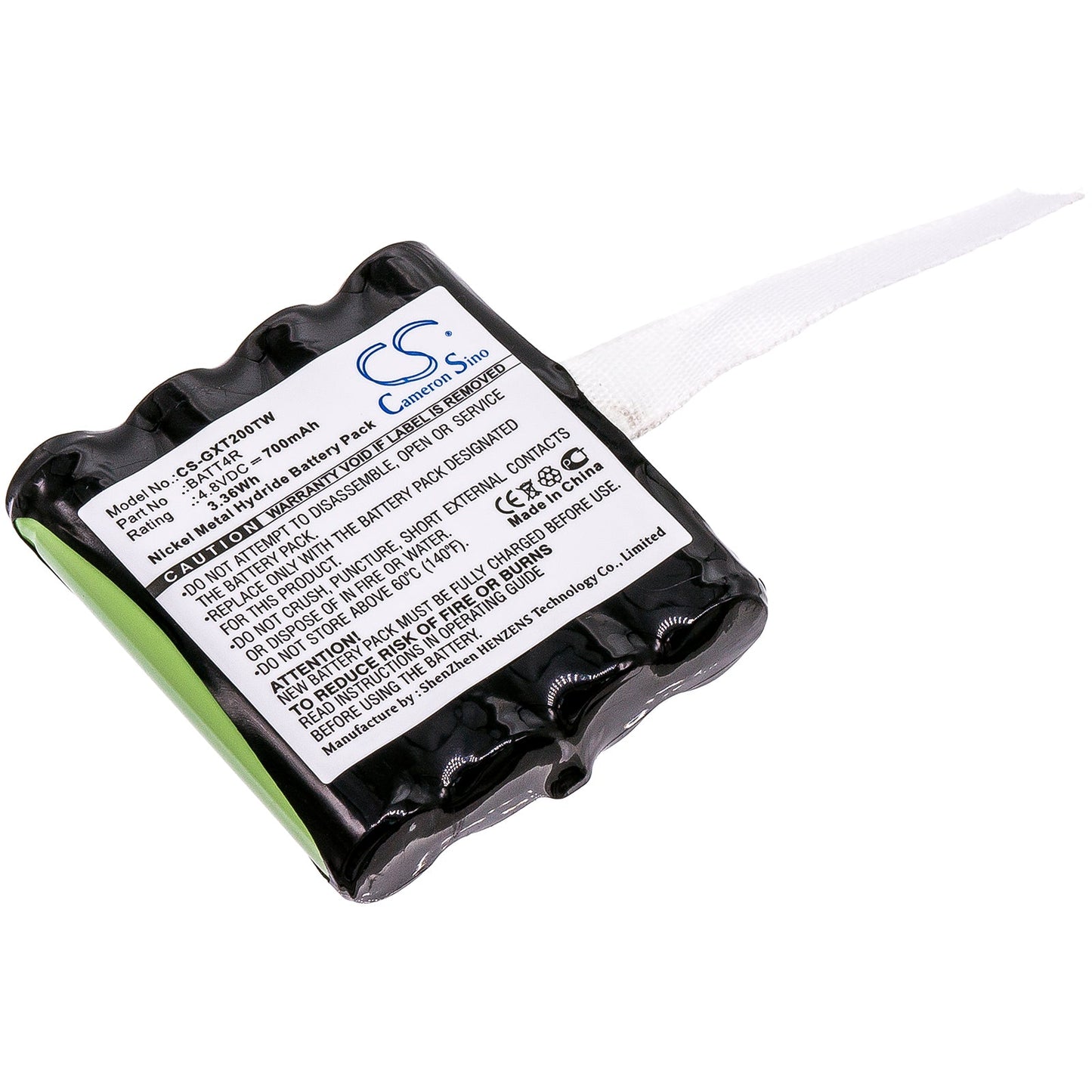 Replacement Battery for Motorola  TLKR T40 – Two-Way Radio – 700mAh / 3.36Wh / 4.8V