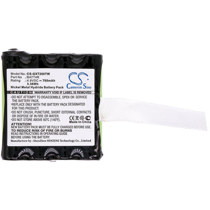 Replacement Battery for Switel  WTF732 – Two-Way Radio – 700mAh / 3.36Wh / 4.8V