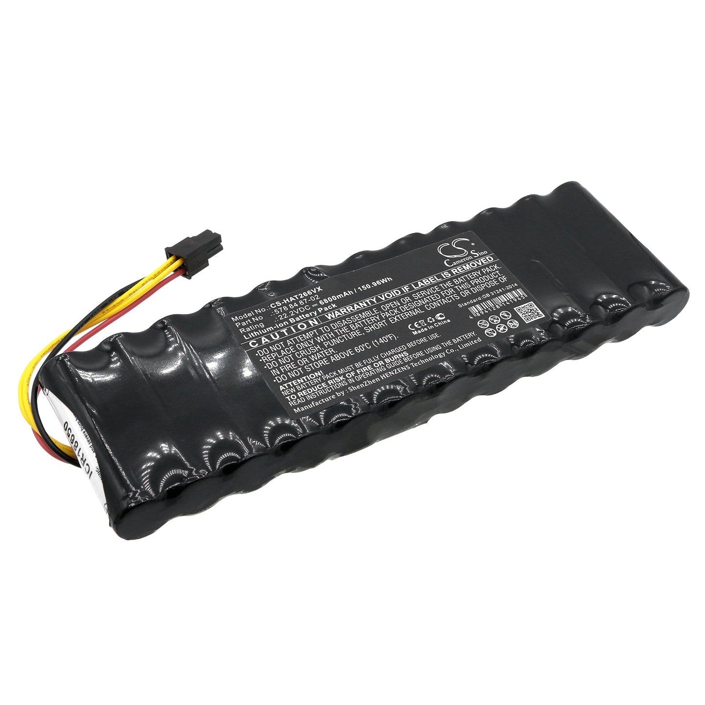 Replacement Battery for Husqvarna  265ACX G2-2 – Lawn Mowers – 6800mAh / 150.96Wh / 22.2V