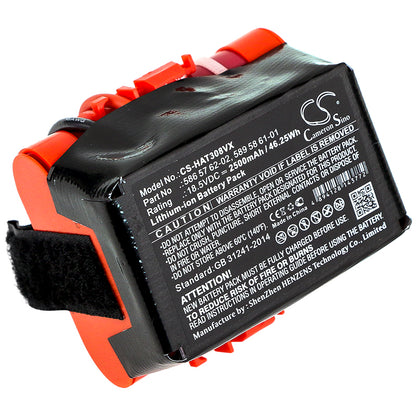 Replacement Battery for Husqvarna Automower 105 Automower 305, Automower 308 – 2500mAh / 46.25Wh